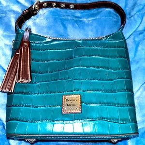 Dooney Small Oakdale Satchel Teal